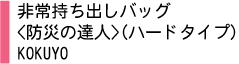 非常持ち出しバッグ